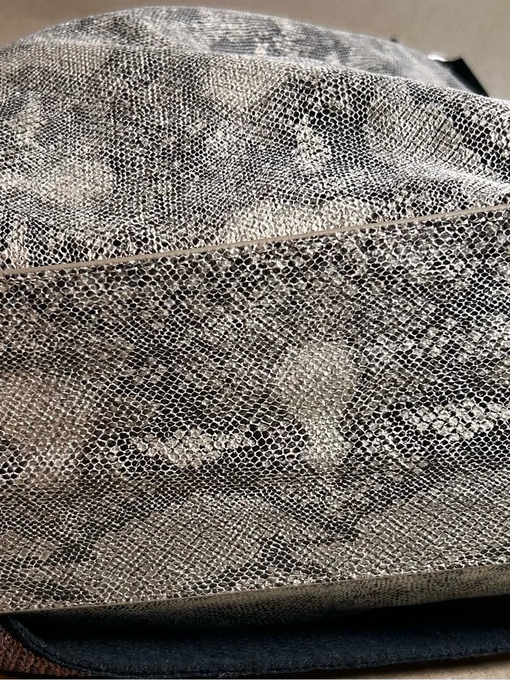 New With Tags - Joy Susan Vegan Leather Python Tote